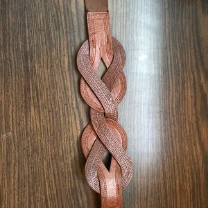 Brown Clasp Accent Belt